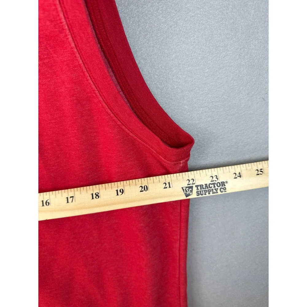 Turfleson Mens XL Red 1/4 Zip‎ Sleeveless Golf Vest Casual Layering Off The Yach
